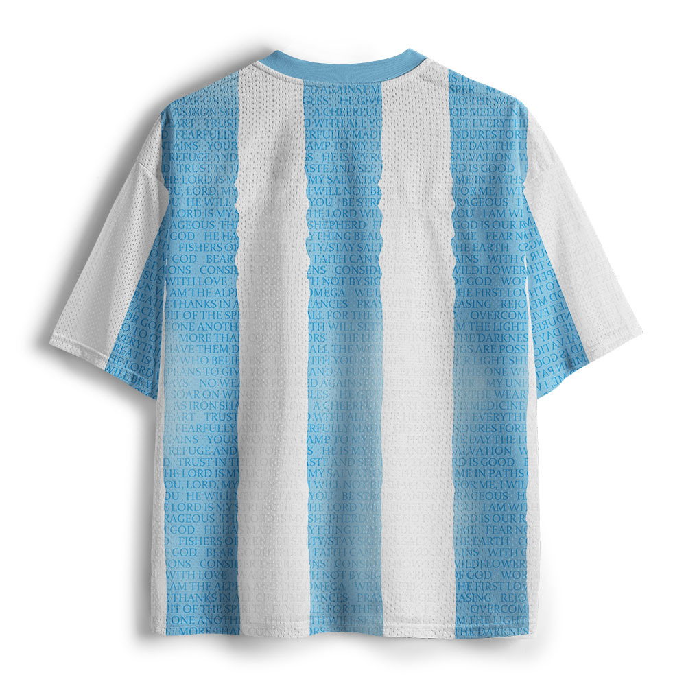 Bible Verse Christian Mesh Jersey