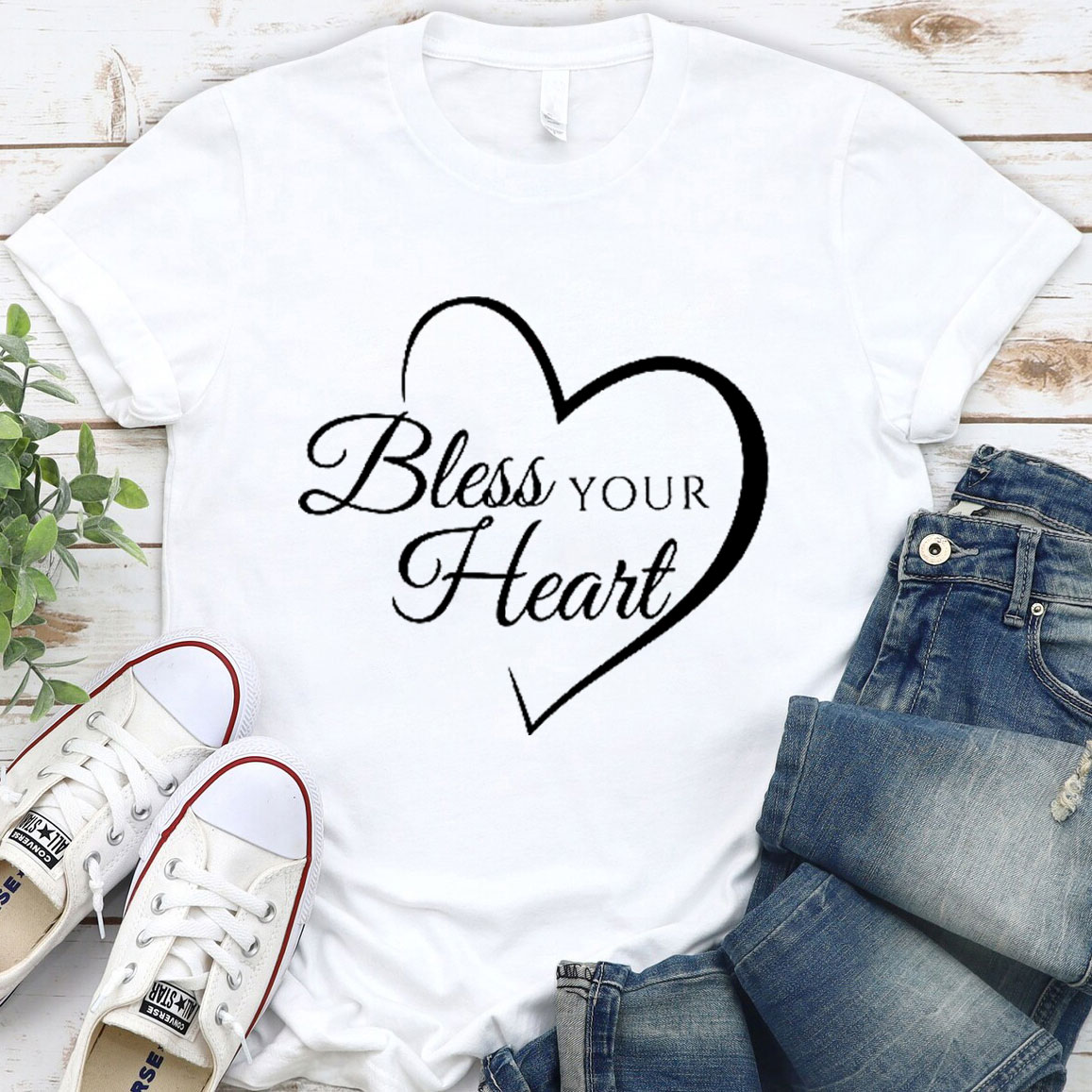 Bless Your Heart Christian T-Shirt