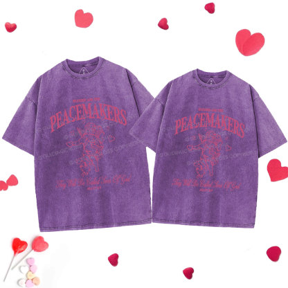 Blessed Are Peacemakers Christian Washed T-Shirt