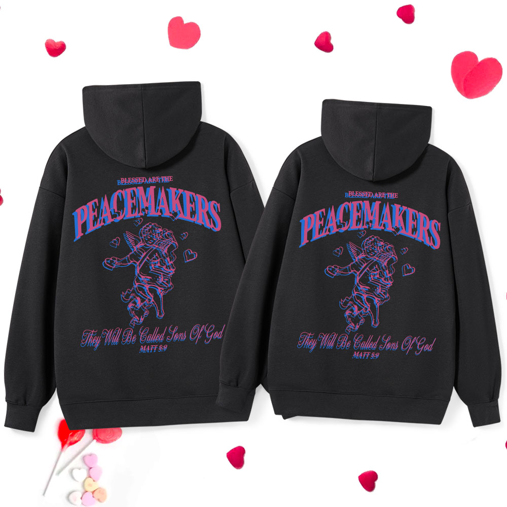 Blessed Are Peacemakers Classic Christian Hoodie