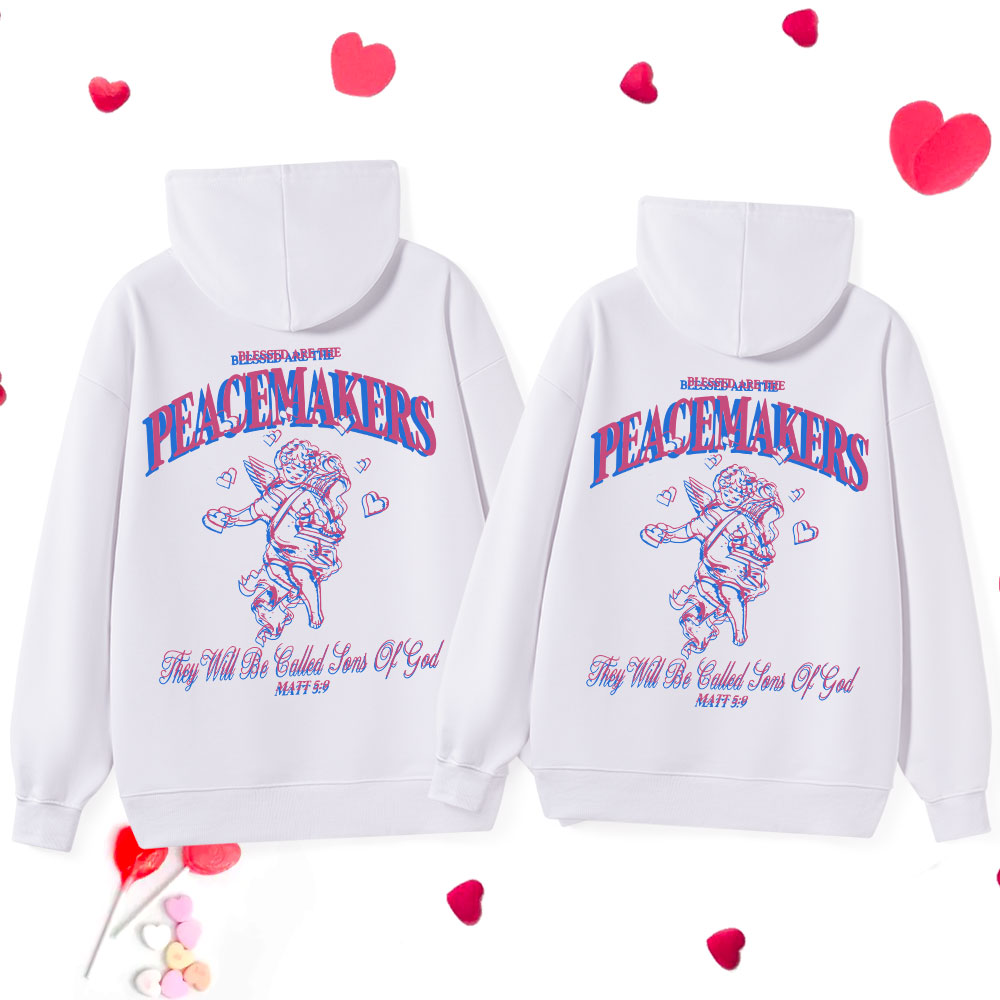 Blessed Are Peacemakers Classic Christian Hoodie