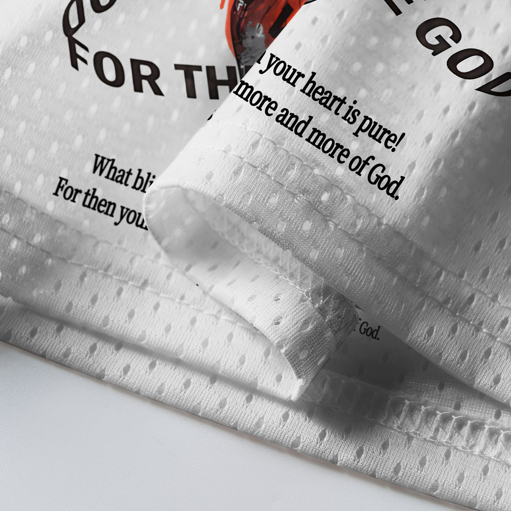 Blessed Are The Pure In Heart  Christian Mesh Jersey