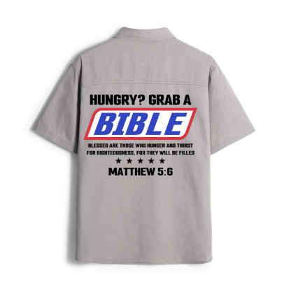 Blessed Are Those Who Hunger And Thirst For Righteousness Christian Work Shirt