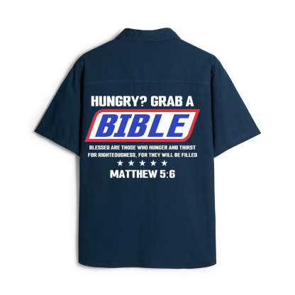 Blessed Are Those Who Hunger And Thirst For Righteousness Christian Work Shirt