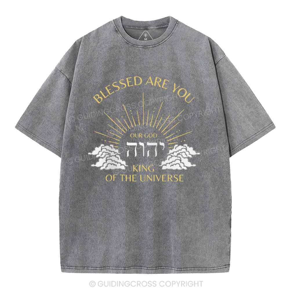 Blessed Are You Chiristian Washed T-Shirt