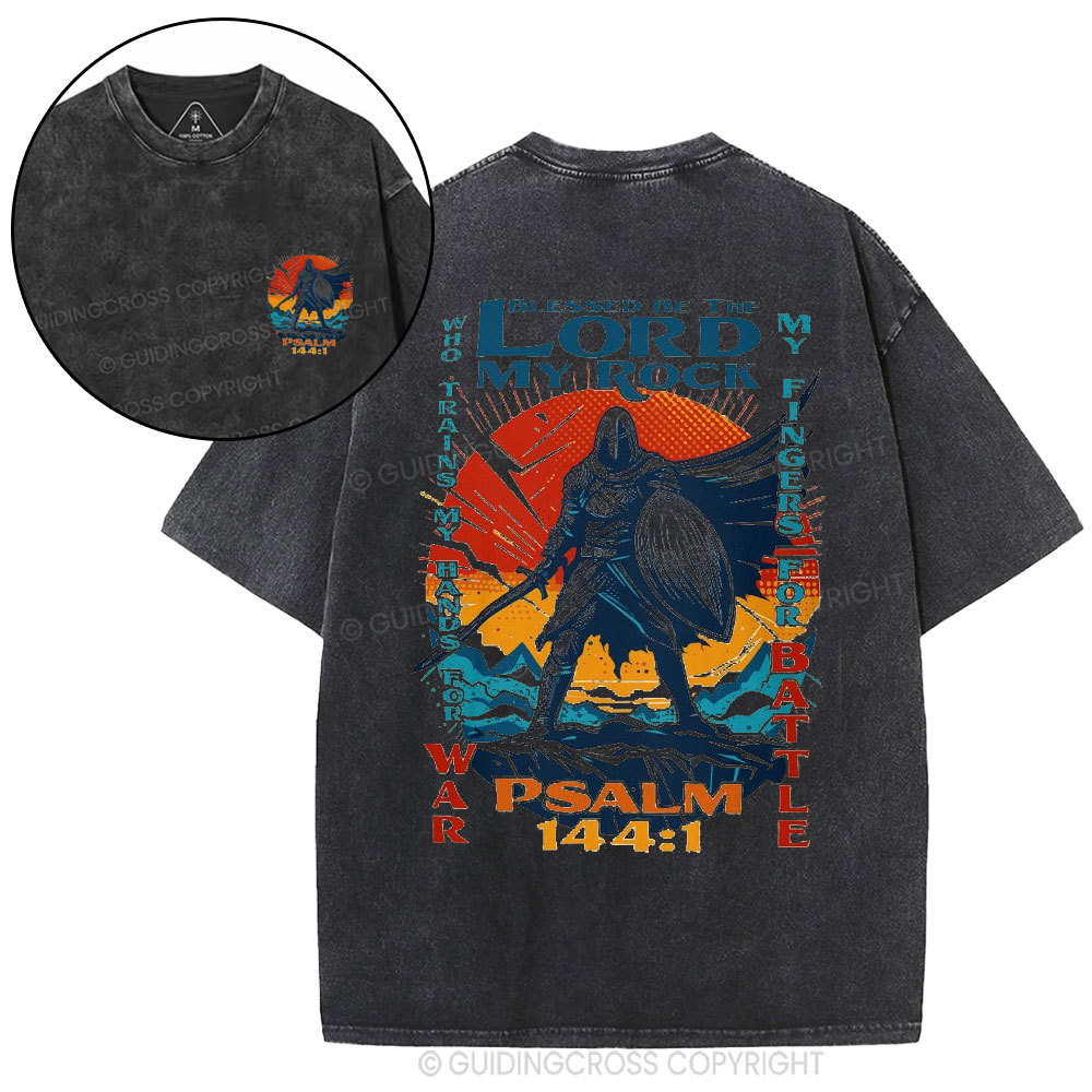 Blessed Be The Lord Christian Washed T-Shirt