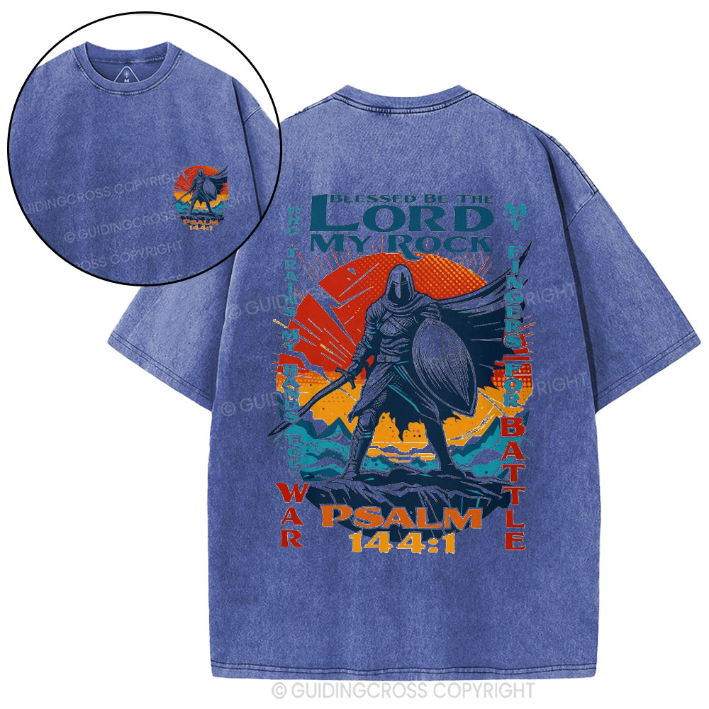 Blessed Be The Lord Christian Washed T-Shirt