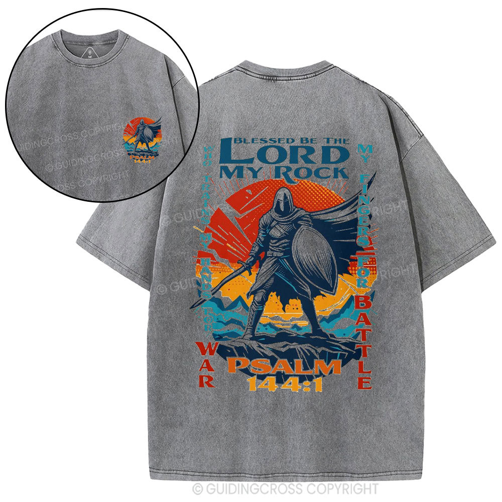 Blessed Be The Lord Christian Washed T-Shirt