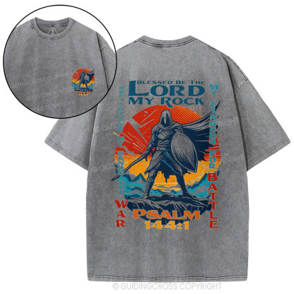 Blessed Be The Lord Christian Washed T-Shirt