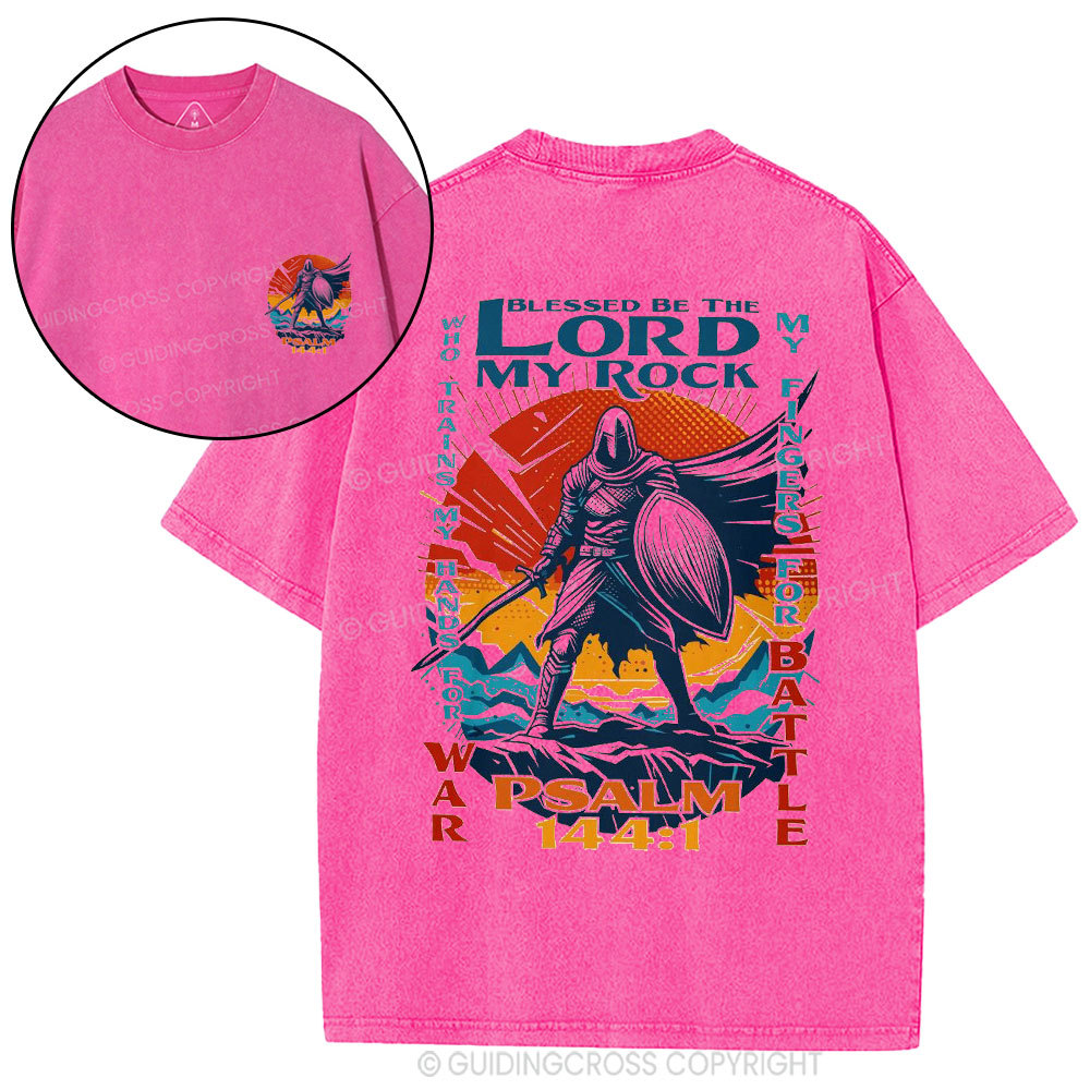 Blessed Be The Lord Christian Washed T-Shirt
