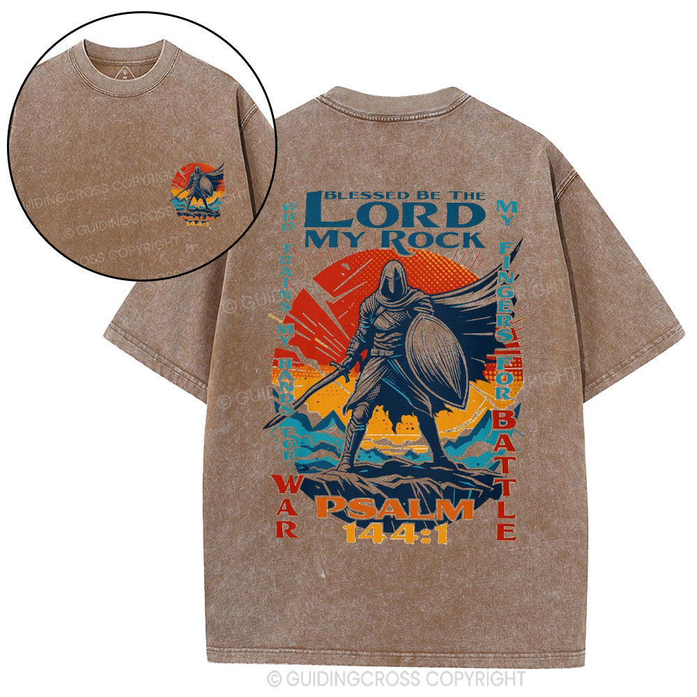 Blessed Be The Lord Christian Washed T-Shirt