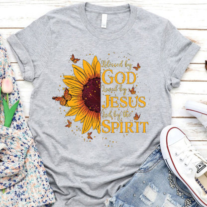 Blessed By The God Christian T-Shirt
