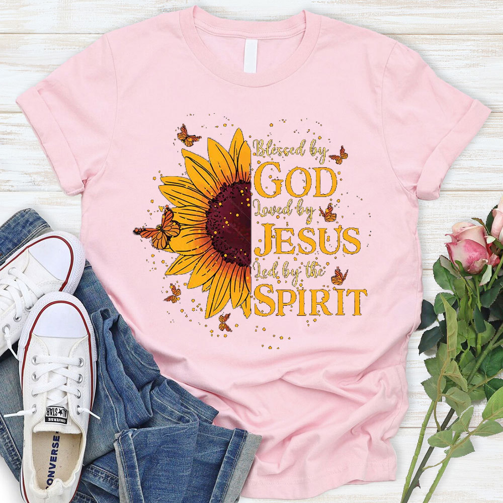 Blessed By The God Christian T-Shirt