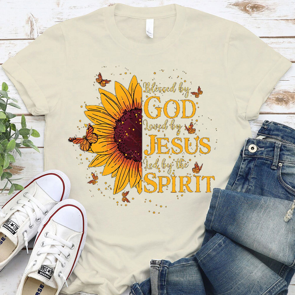 Blessed By The God Christian T-Shirt