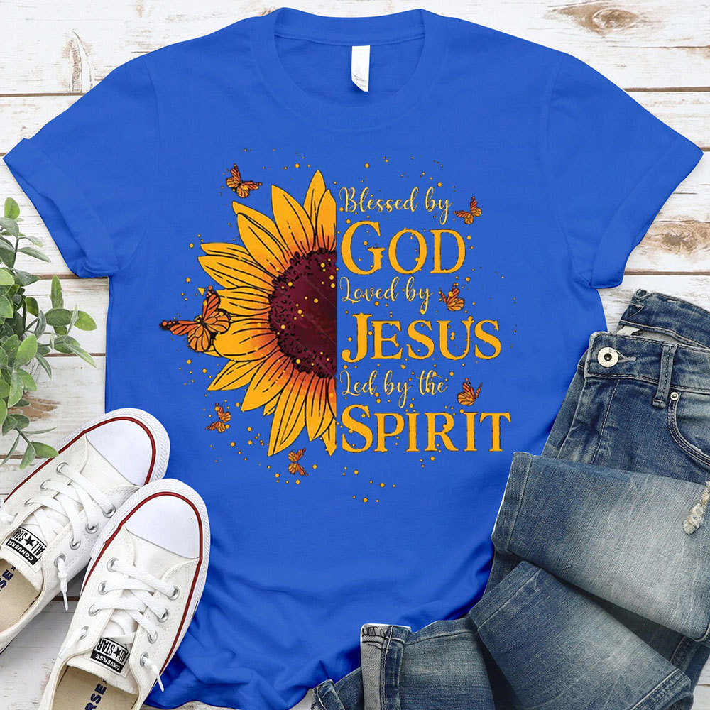 Blessed By The God Christian T-Shirt
