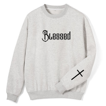 Blessed Christian Fleece Sweatshirt