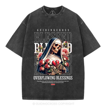 Blessed Christian Washed T-Shirt