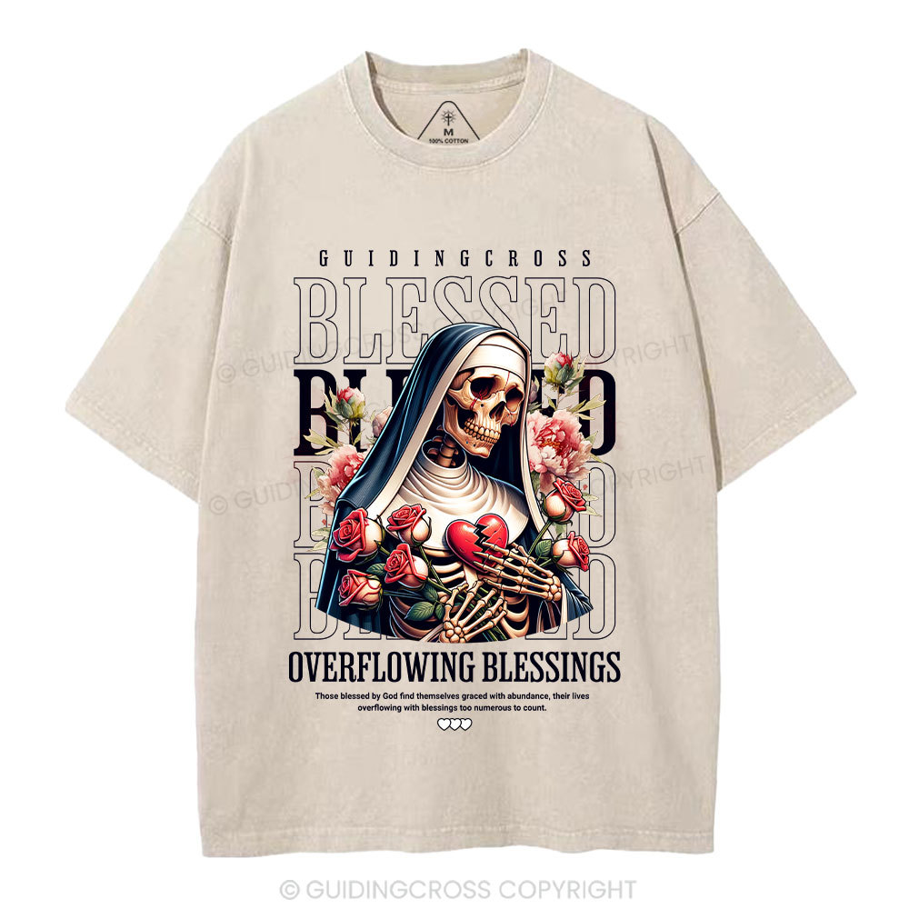 Blessed Christian Washed T-Shirt