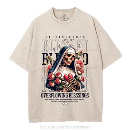 Blessed Christian Washed T-Shirt
