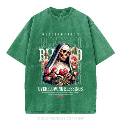 Blessed Christian Washed T-Shirt
