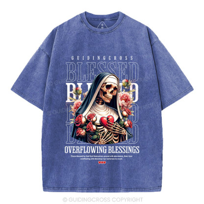 Blessed Christian Washed T-Shirt