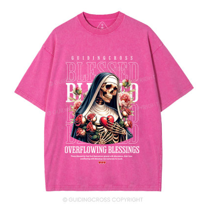 Blessed Christian Washed T-Shirt