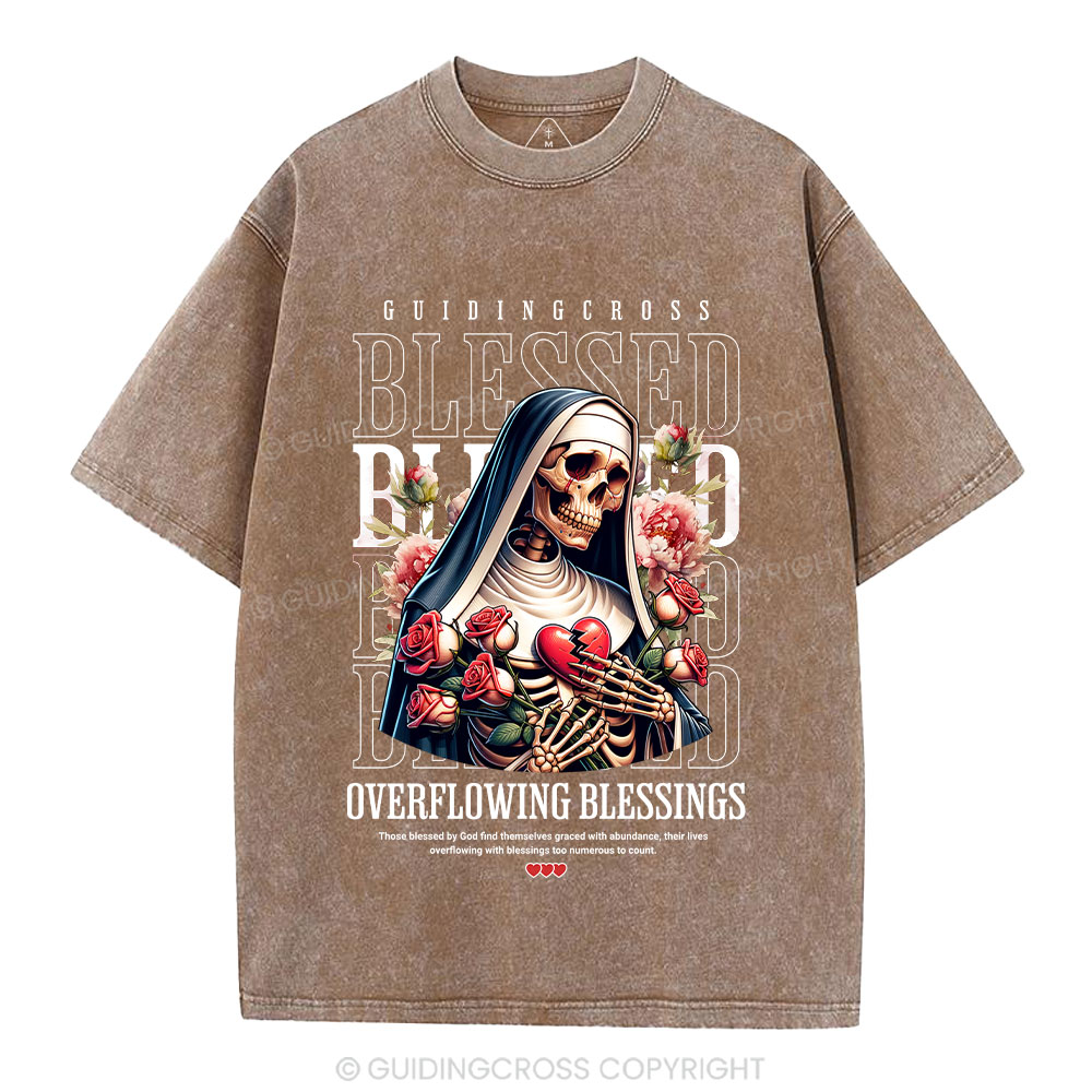 Blessed Christian Washed T-Shirt