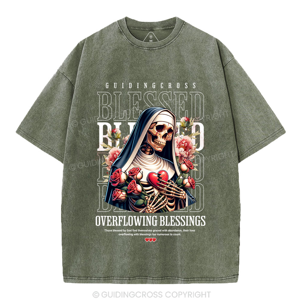 Blessed Christian Washed T-Shirt
