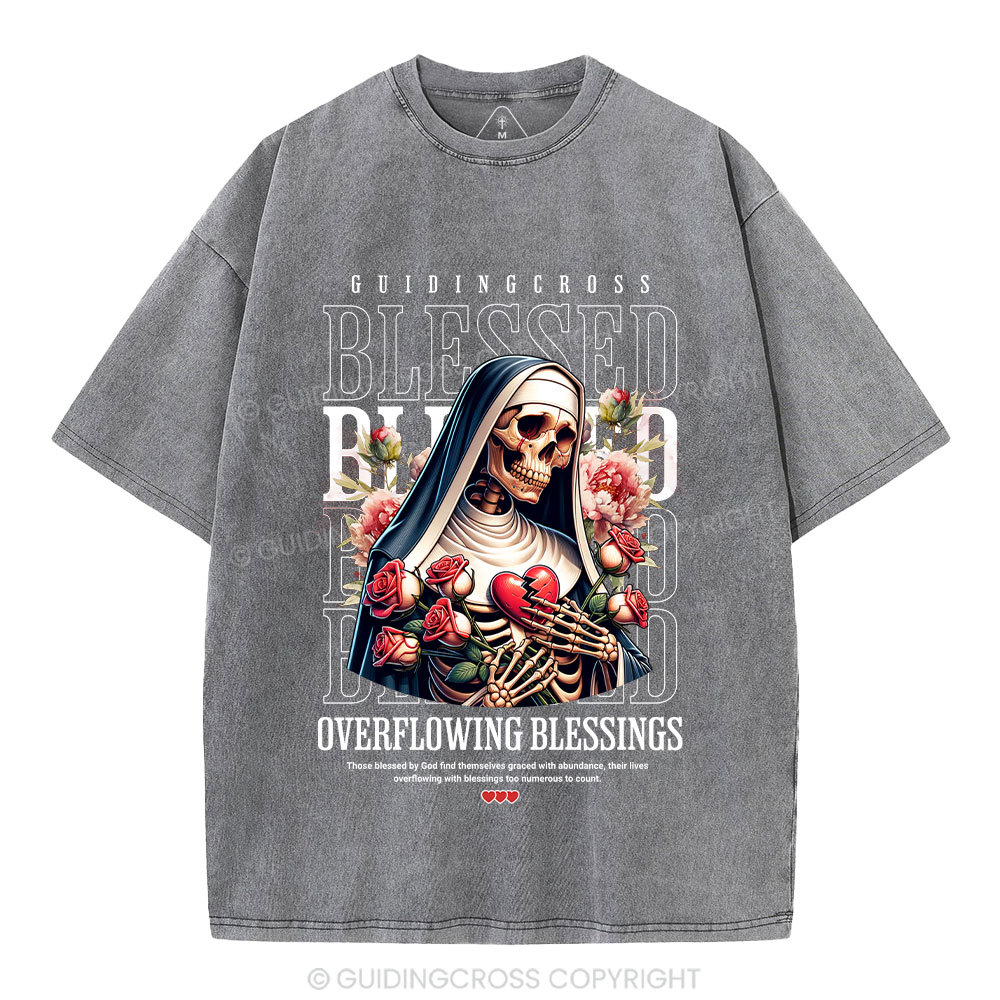 Blessed Christian Washed T-Shirt