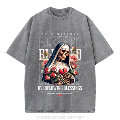 Blessed Christian Washed T-Shirt