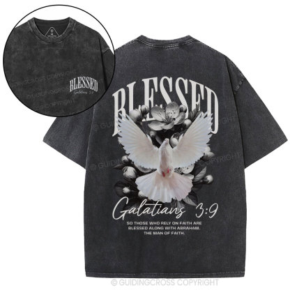 Blessed Christian Washed T-Shirt