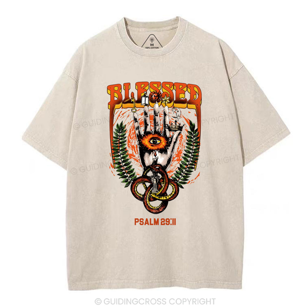 Blessed Christian Washed T-Shirt