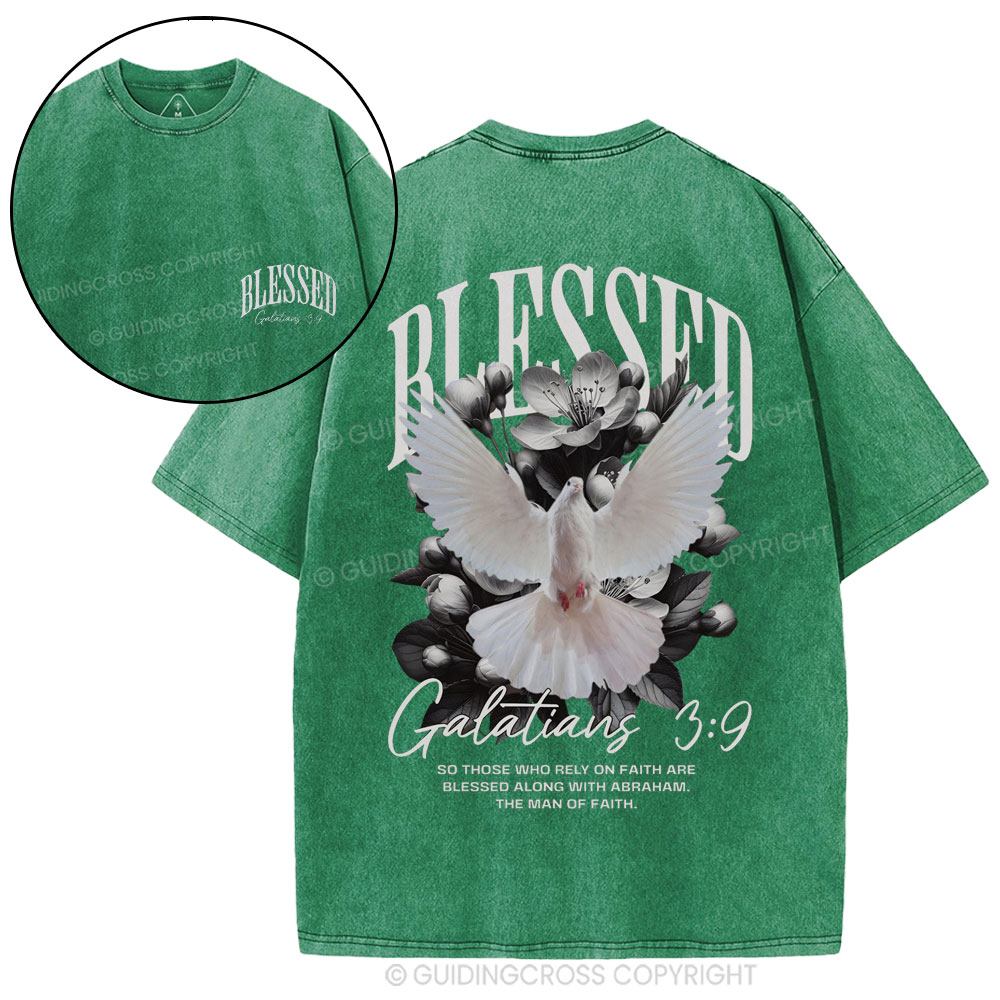 Blessed Christian Washed T-Shirt