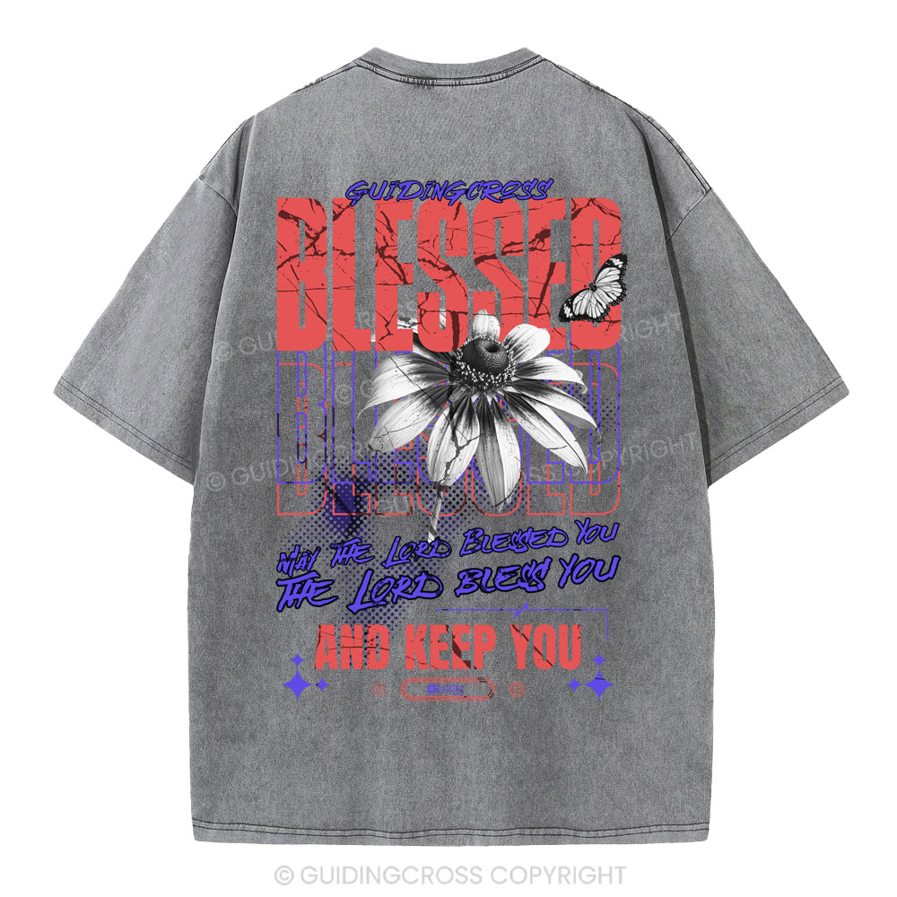 Blessed Christian Washed T-Shirt