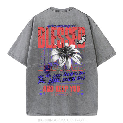 Blessed Christian Washed T-Shirt