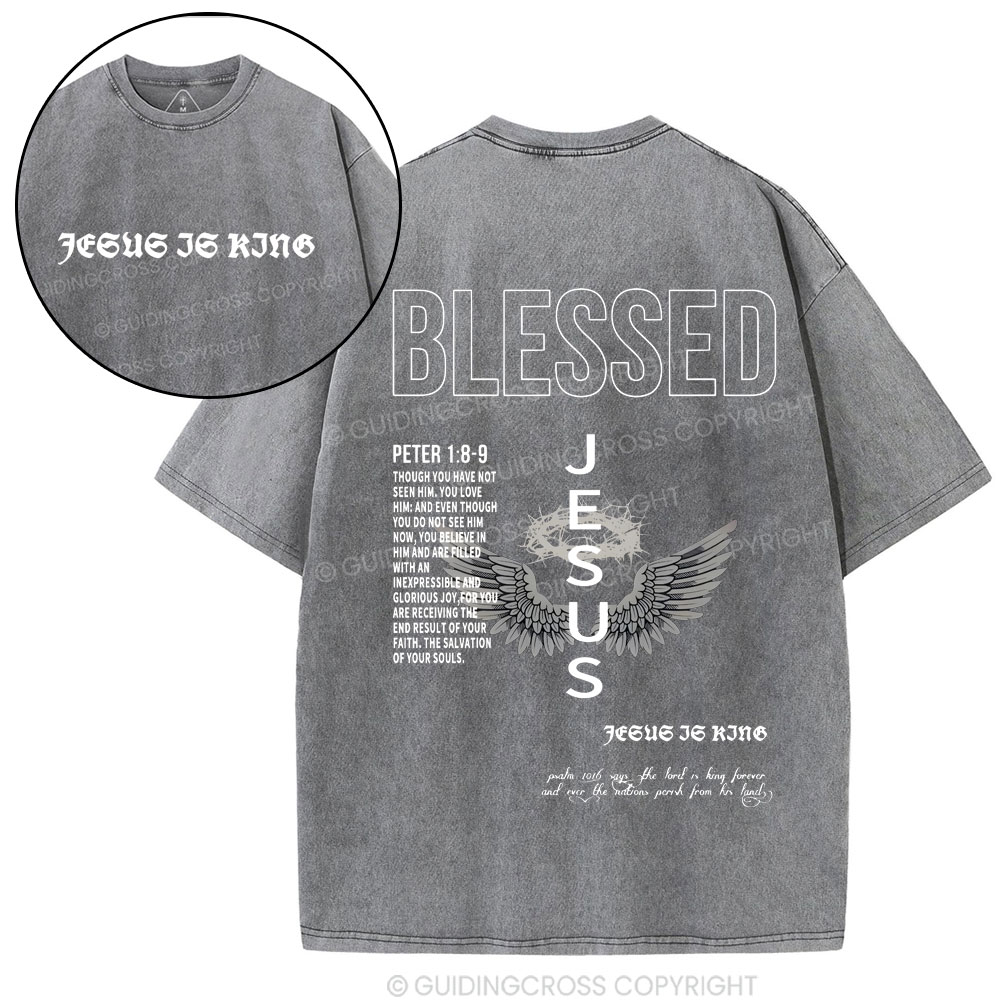 Blessed Christian Washed T-Shirt