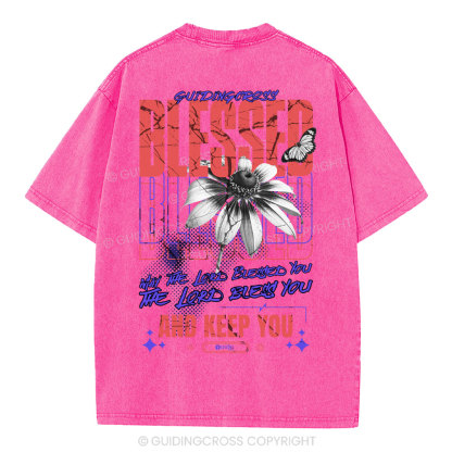 Blessed Christian Washed T-Shirt