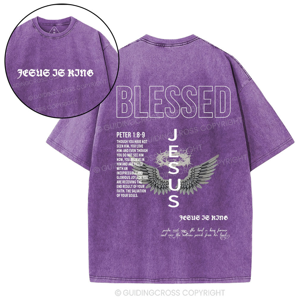 Blessed Christian Washed T-Shirt