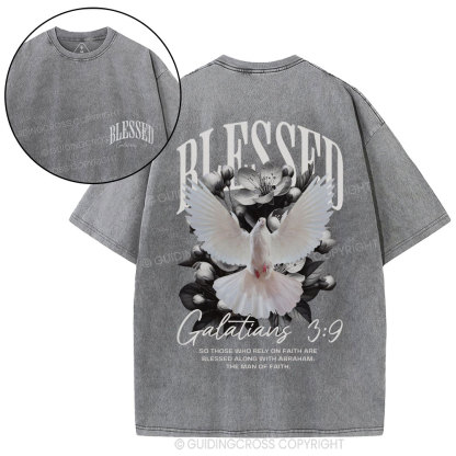Blessed Christian Washed T-Shirt