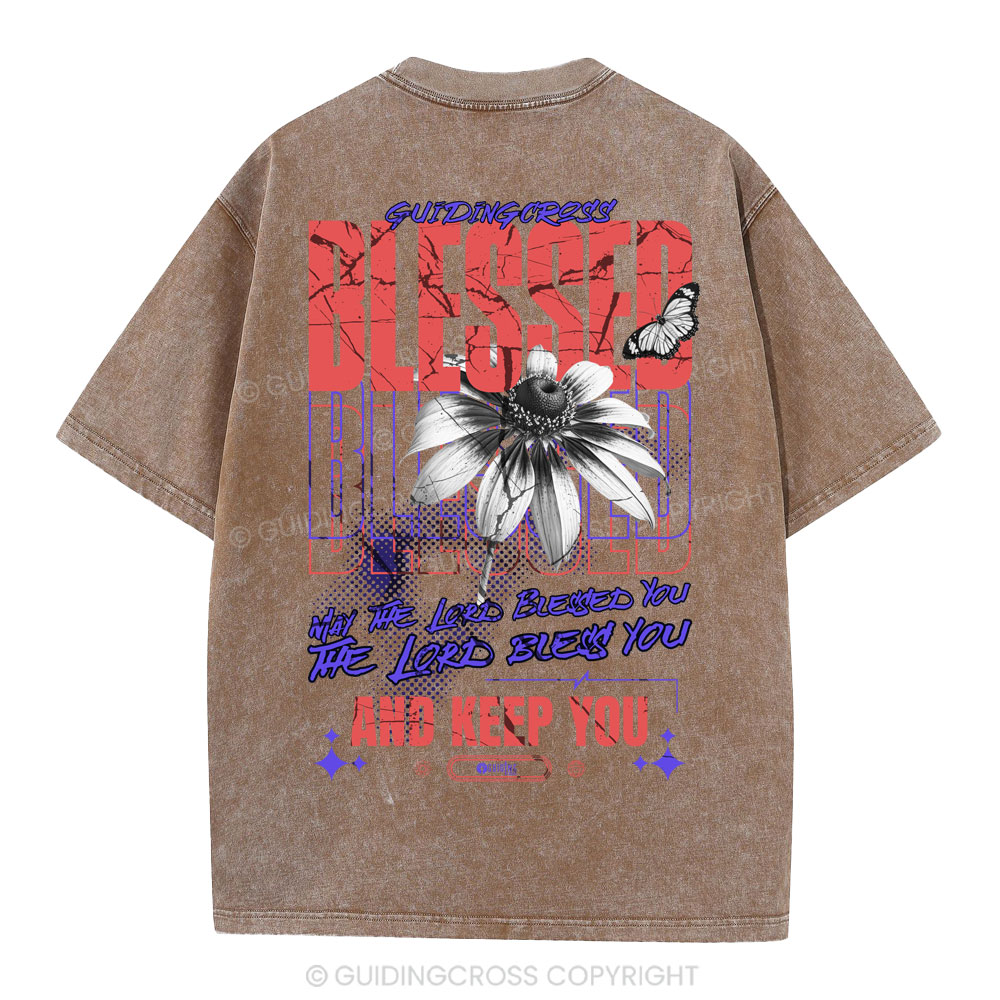 Blessed Christian Washed T-Shirt