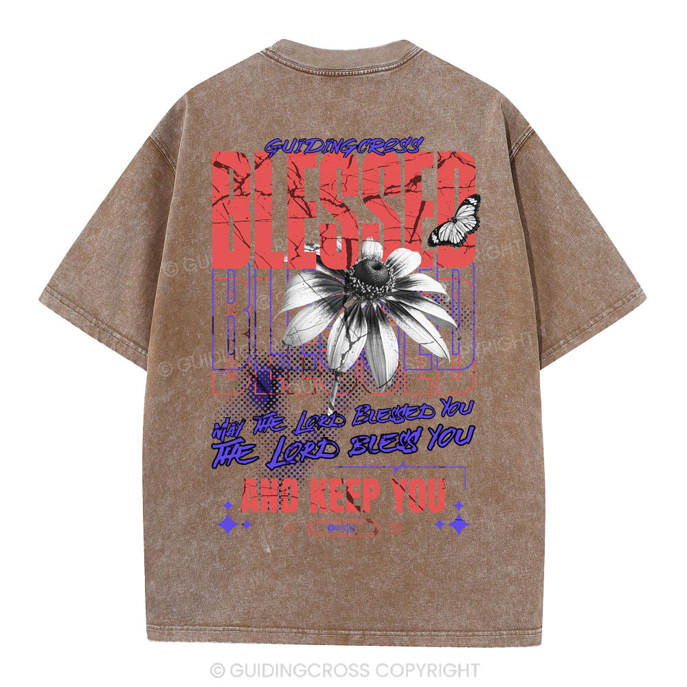 Blessed Christian Washed T-Shirt