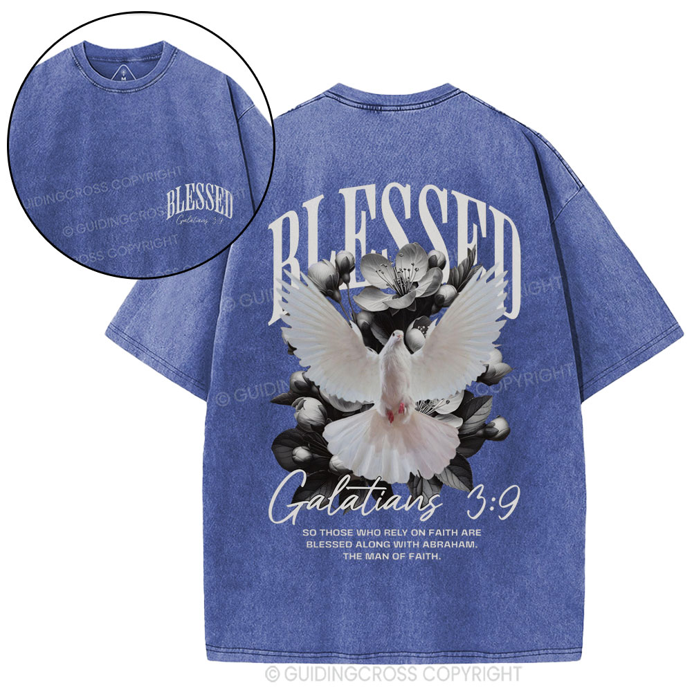 Blessed Christian Washed T-Shirt