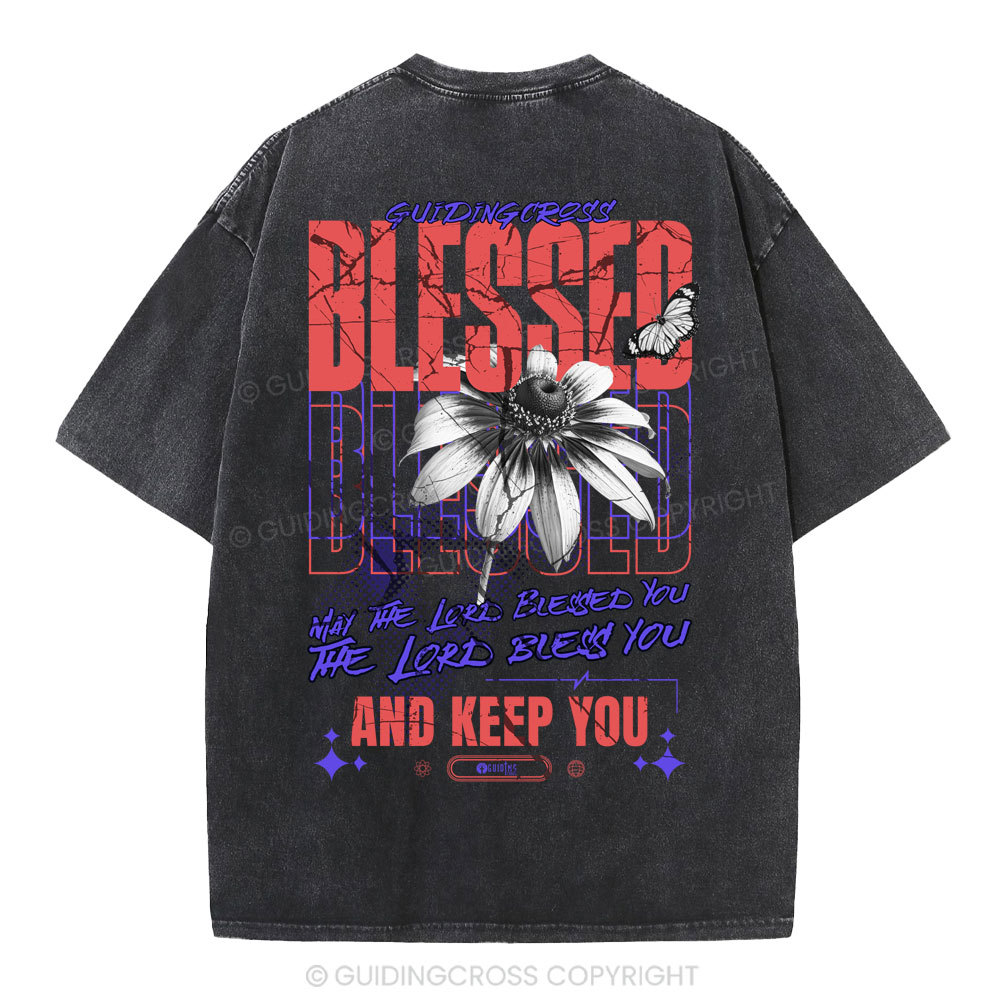 Blessed Christian Washed T-Shirt