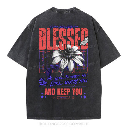 Blessed Christian Washed T-Shirt