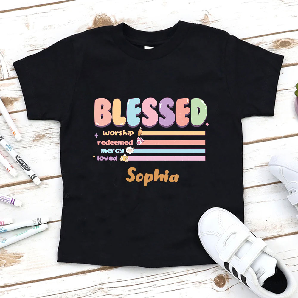 Blessed Easter Christian Kid T-Shirt
