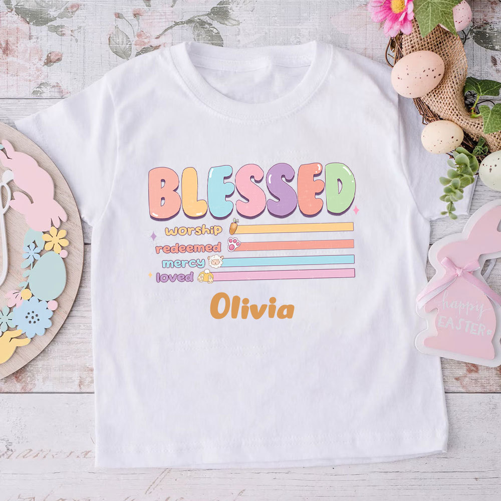 Blessed Easter Christian Kid T-Shirt