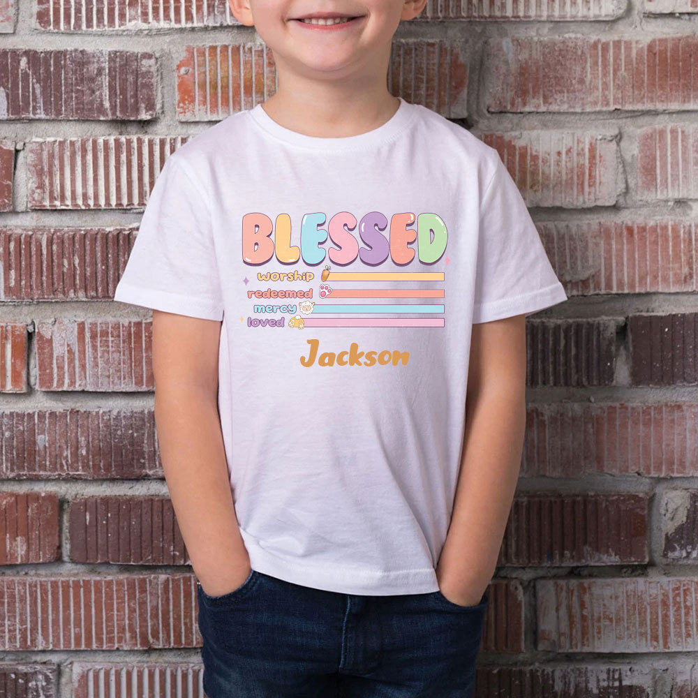 Blessed Easter Christian Kid T-Shirt
