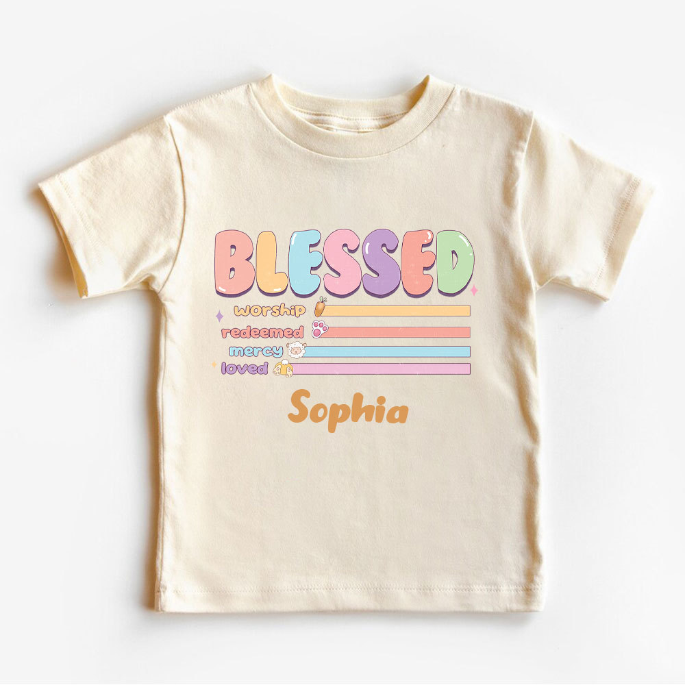 Blessed Easter Christian Kid T-Shirt