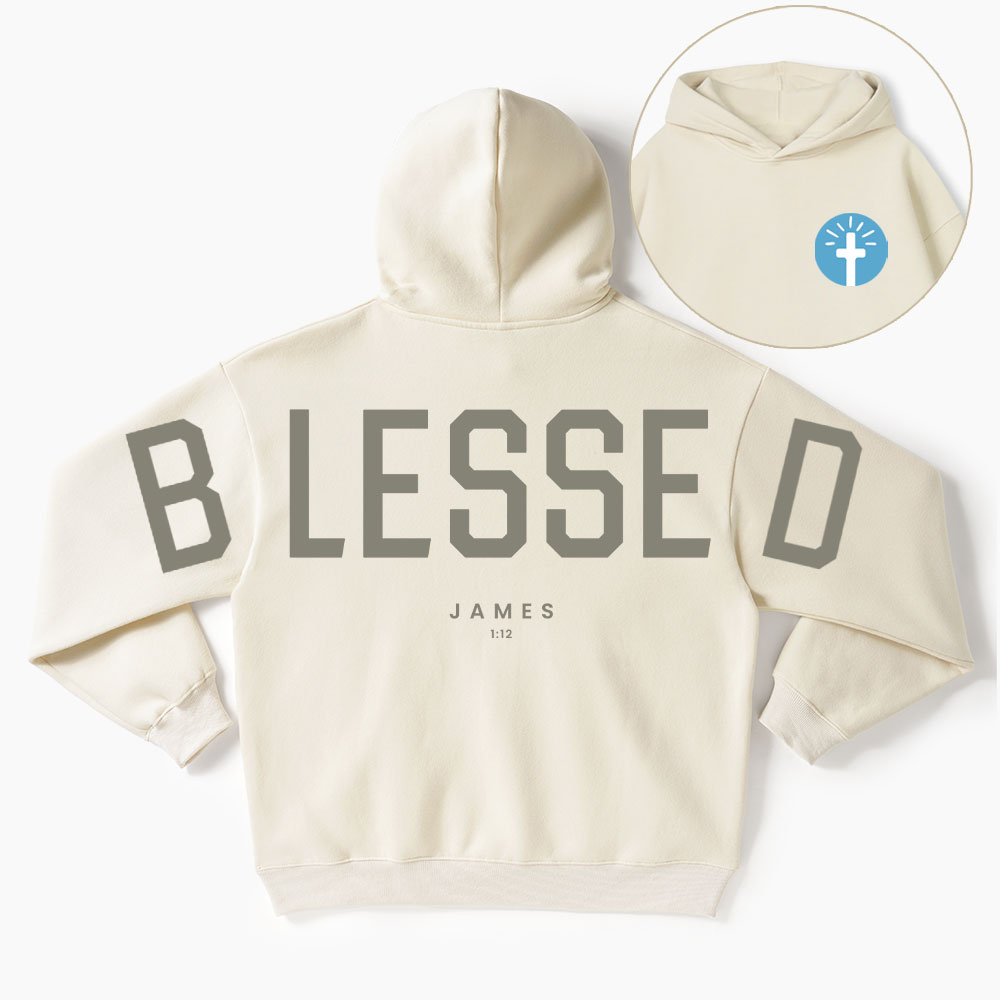 Blessed Guidingcross Premium Christian Fleece Hoodie