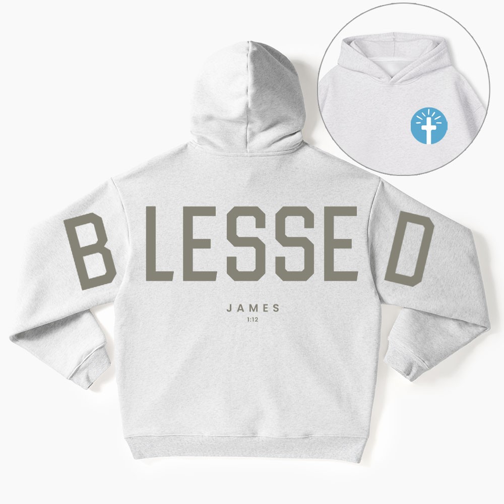 Blessed Guidingcross Premium Christian Fleece Hoodie